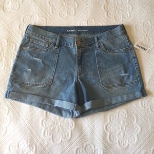 Old Navy - Boyfriend Distressed Jean Shorts
